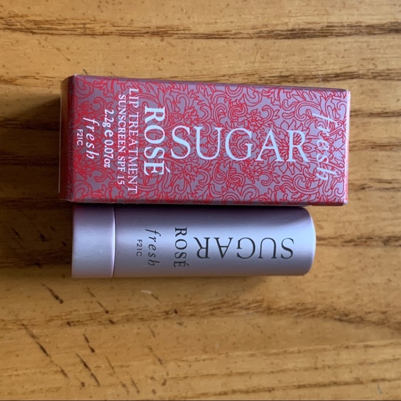 NIB FRESH Sugar RosΓ© Tinted Lip Balm Lip Treatment Mini - Picture 6 of 10